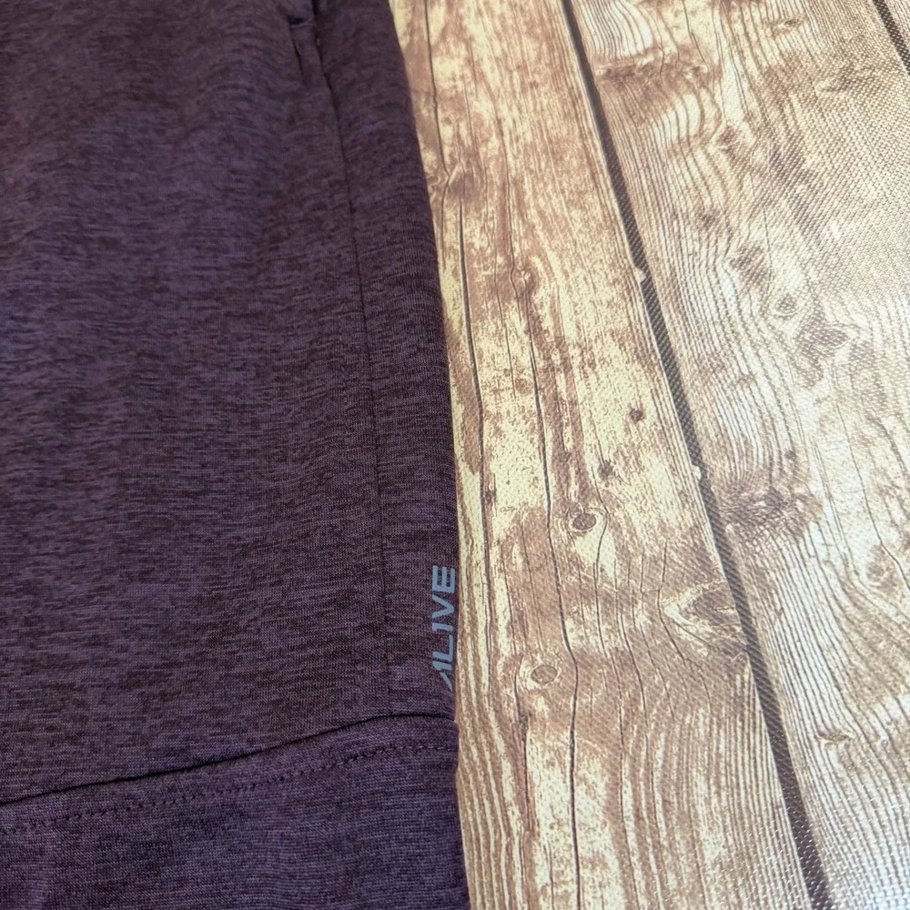 All in Motion Qwick Dry Jogger Pants Mens Large Burgundy Athletic Relaxed